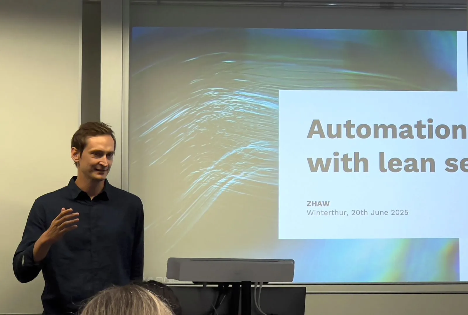 Gastvortrag an Zürcher Hochschule (ZHAW) zu AI-Automation
